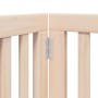 Puerta para perros plegable 12 paneles madera de álamo 600 cm