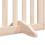 Puerta para perros plegable 15 paneles madera de álamo 750 cm