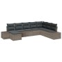 Conjunto de sofá de jardín 8 pcs 319 x 209 x 85 cm Poliratán