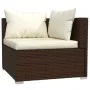 7-piece garden furniture set and brown synthetic rattan cushions by vidaXL, Garden sets - Ref: Foro24-3102474, Price: 635,40 ...