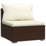 7-piece garden furniture set and brown synthetic rattan cushions by vidaXL, Garden sets - Ref: Foro24-3102474, Price: 658,42 ...