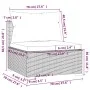 7-piece garden furniture set and brown synthetic rattan cushions by vidaXL, Garden sets - Ref: Foro24-3102474, Price: 635,40 ...