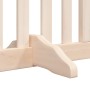 Puerta para perros plegable 12 paneles madera de álamo 960 cm