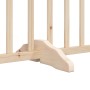 Puerta para perros plegable 12 paneles madera de álamo 600 cm