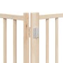 Puerta para perros plegable 12 paneles madera de álamo 600 cm