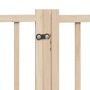 Puerta para perros plegable 15 paneles madera de álamo 750 cm
