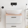 Encimera de baño madera maciza sin tratar 40x30x2 cm