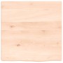 Encimera de baño madera maciza sin tratar 40x40x2 cm