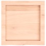 Encimera de baño madera maciza sin tratar 40x40x(2-6) cm