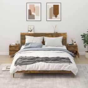 Nightstands 2 units smoked oak 40x35x50 cm by vidaXL, Lockers and storage cabinets - Ref: Foro24-821837, Price: 64,01 €, Disc...