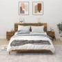Nachttische 2 Einheiten Räuchereiche 40x35x50 cm von vidaXL, Schließfächer und Lagerschränke - Ref: Foro24-821837, Preis: 64,...