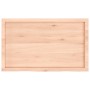 Encimera de baño madera maciza sin tratar 100x60x(2-4) cm