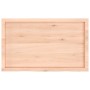 Encimera de baño madera maciza sin tratar 100x60x(2-6) cm