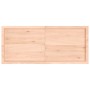 Encimera de baño madera maciza sin tratar 140x60x(2-4) cm
