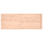 Encimera de baño madera maciza sin tratar 160x60x(2-6) cm