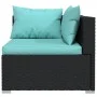 4-piece garden furniture set and black synthetic rattan cushions by vidaXL, Garden sets - Ref: Foro24-3102169, Price: 402,98 ...