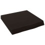Encimera de baño madera tratada marrón oscuro 40x40x(2-6) cm
