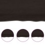 Encimera baño madera maciza tratada marrón oscuro 60x50x(2-4)cm