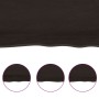 Encimera de baño madera tratada marrón oscuro 100x40x(2-4) cm