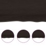Encimera de baño madera tratada marrón oscuro 100x50x(2-6) cm