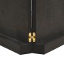 Encimera de baño madera tratada marrón oscuro 120x30x(2-6) cm