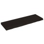 Encimera de baño madera tratada marrón oscuro 120x40x(2-6) cm