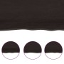 Encimera de baño madera tratada marrón oscuro 120x50x(2-4) cm