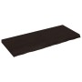 Encimera de baño madera tratada marrón oscuro 120x50x(2-6) cm