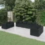 8-teiliges Gartenmöbel-Set und schwarze synthetische Rattankissen von vidaXL, Gartensets - Ref: Foro24-3102280, Preis: 965,46...
