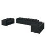 8-piece garden furniture set and black synthetic rattan cushions by vidaXL, Garden sets - Ref: Foro24-3102280, Price: 982,67 ...