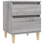 Mesita de noche gris Sonoma 40x35x50 cm de vidaXL, Taquillas y armarios de almacenamiento - Ref: Foro24-821838, Precio: 41,99 €
