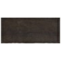 Encimera de baño madera tratada marrón oscuro 140x60x(2-4) cm