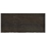 Encimera de baño madera tratada marrón oscuro 140x60x(2-6) cm