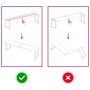 Encimera de baño madera tratada marrón oscuro 160x40x(2-4) cm