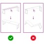 Encimera de baño madera tratada marrón oscuro 160x40x(2-6) cm