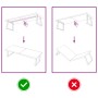 Encimera de baño madera tratada marrón oscuro 160x50x(2-4) cm