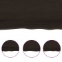 Encimera de baño madera tratada marrón oscuro 160x50x(2-4) cm