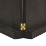 Encimera de baño madera tratada marrón oscuro 160x60x(2-6) cm