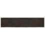 Encimera de baño madera tratada marrón oscuro 180x40x(2-4) cm