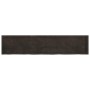 Encimera de baño madera tratada marrón oscuro 180x40x(2-6) cm