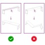 Encimera de baño madera tratada marrón oscuro 180x40x(2-6) cm