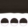 Encimera de baño madera tratada marrón oscuro 180x40x(2-6) cm
