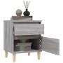 Sonoma grauer Nachttisch 40x35x50 cm von vidaXL, Schließfächer und Lagerschränke - Ref: Foro24-821838, Preis: 42,06 €, Rabatt: %