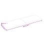 Encimera de baño madera tratada marrón oscuro 200x60x(2-6) cm