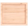 Tablero de mesa madera maciza roble sin tratar 60x50x(2-4) cm