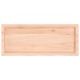 Tablero de mesa madera maciza roble sin tratar 100x40x(2-4) cm