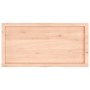 Tablero de mesa madera maciza roble sin tratar 100x50x(2-4) cm