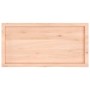 Tablero de mesa madera maciza roble sin tratar 100x50x(2-6) cm