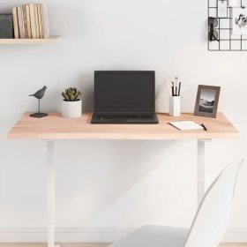 Tablero de mesa madera maciza de roble sin tratar 100x60x2 cm