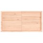 Tablero de mesa madera maciza roble sin tratar 120x60x(2-4) cm